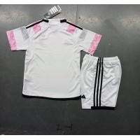 Camisa de time de futebol Juventus Replicas 2º Equipamento Infantil 2023-24 Manga Curta (+ Calças curtas)